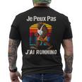 Je Peux Pas J'ai Running Humour Bigfoot Rétro Course À Pied T-shirt imprimé au dos
