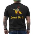 Jousting Joust Do It 中世の騎士tシャツ メンズTシャツ バックプリント