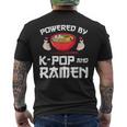 K-Pop And ラーメン 韓国 メンズTシャツ バックプリント