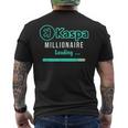 Kaspa 暗号通貨ミリオネア ローディング デジタルブルラン Kaspa Miner メンズTシャツ バックプリント