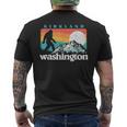Kirkland Washington Retro 80S Bigfoot メンズTシャツ バックプリント