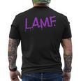 LAMF ラムパンクロックレトロデビーファンタイムサマーキャンプ メンズTシャツ バックプリント