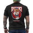 The Legend Teddy Bear Basketballlam Dunk Cool Basketball メンズTシャツ バックプリント