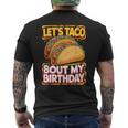 Let's Taco Bout My Birthday シャツ メンズ レディース キッズ タコスパーティー メンズTシャツ バックプリント