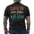 Life Is 100 Percent Better With A 1Jz-Gte メンズTシャツ バックプリント