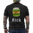Like Pickle Rick メンズTシャツ バックプリント