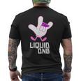 Liquid Dnb Junglist Edm ドラムとバス メンズTシャツ バックプリント