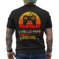 Livello Papà Loading Uomo Futuro Papà Retro Gamin G T-shirt da uomo con stampa posteriore