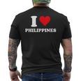 I Love Philippines Coeur Cadeau Philippin Philippine T-shirt imprimé au dos