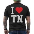 I Love Tennessee Tn Throwback Classic メンズTシャツ バックプリント