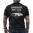 Lowrider's Porida Kustom リードそり ホットロッド マッスルカー メンズTシャツ バックプリント