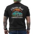 Lowrider Chicano Oldies カーデザイン クール クラシックカー メンズTシャツ バックプリント