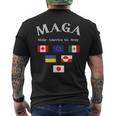MAGA Make America Go Away メンズTシャツ バックプリント