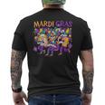 Mardi Gras ビデオゲームコントローラー シェア スチームフレンズ メンズTシャツ バックプリント