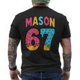 Mason 67 Ice Cream Meme Six Seven On Back Men's T-shirt Back Print