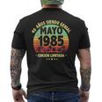 Mayo 1985 40 Años Hombre Cumpleaños Regalo Mayo 1985 Camiseta Hombre Estampado Espalda