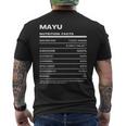 Mayu 栄養成分表示 メンズTシャツ バックプリント