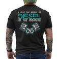 Mechanic Lovemell Of Diesel In Morning Car Auto メンズ メンズTシャツ バックプリント