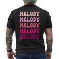 Melody メンズTシャツ バックプリント