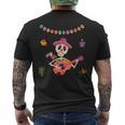 Mignon Dia De Los Muertos Guitare Mexicainequelette Enucre Pour Enfants T-shirt imprimé au dos