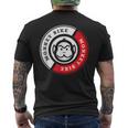 Monkey Bike レッドグラフィック メンズTシャツ バックプリント