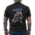 Monsterverse ゴジラ クラックル 公式ライセンス商品。 メンズTシャツ バックプリント