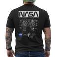 Nasa宇宙飛行士服の概略図 メンズTシャツ バックプリント