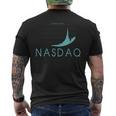 Nasdaq American Technology Index、証券取引所、金融 メンズTシャツ バックプリント