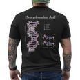 Nerdyintage Dna 遺伝学 化学 生物学 科学の先生 メンズTシャツ バックプリント