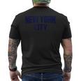 New York New York City Graphic Cool New York City メンズTシャツ バックプリント