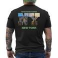 New York Citykyline Outfit I Love New York New York City メンズTシャツ バックプリント