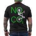 No Co2 サイクリング 気候変動対策 グリーンエネルギー Mtb メンズTシャツ バックプリント