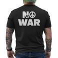 No War Peace No War No WarNo War メンズTシャツ バックプリント
