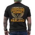 Nonno Divertenteono Il Leggendario Nonno Festa Del Papà T-shirt da uomo con stampa posteriore