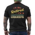 Not Retired Im Professional Grandpa Fathers Day Grandfather Men's T-shirt Back Print