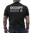 Occupy Bars pace Parody Of Occupy Mars メンズTシャツ バックプリント
