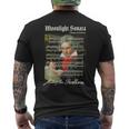Op。 27ソナタ楽譜スコアベートーベン愛好家の肖像画 メンズTシャツ バックプリント