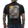 Otter Ramen Kawaii Manga Anime Noodles Y2k Japanese Men's T-shirt Back Print