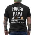 Papà 2026 Gravidanza Padre Futuro Papà 2026 Loading T-shirt da uomo con stampa posteriore