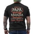 Papà Compleanno Padre Divertente Papà Figlia T-shirt da uomo con stampa posteriore