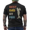 メンズ Par Golf Best Dad メンズTシャツ バックプリント