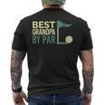 Par Golfports Best Grandpa メンズTシャツ バックプリント
