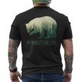 Pendleton Beartate Of Oregon Pacific Nw 野生動物 メンズTシャツ バックプリント