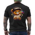 Pinoy バロン フィリピン国旗 フィリピンテディベア メンズTシャツ バックプリント