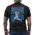 Player Number 2024 World Champion Tommy Edman Mlbpa メンズTシャツ バックプリント