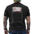 Pocket Aces Pokerpades & Heart 面白いポーカー ギフト メンズTシャツ バックプリント