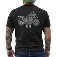R1200gs エンデューロ オートバイ Gs メンズTシャツ バックプリント