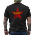 Redtar Cccp ソ連共産主義 ロシア・ソ連 メンズTシャツ バックプリント