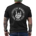Retro Dad Birthday Fathers Day Cool Dads Club Men's T-shirt Back Print