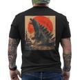 Retro Vintage Japanese Legendary Monster Kaiju Men's T-shirt Back Print